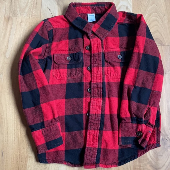 Old Navy 4t button down flannel bundle - Picture 5 of 6